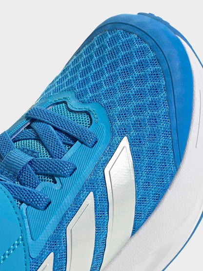 adidas Blue Duramo SL2 Elastic Lace Kids Trainers image 9