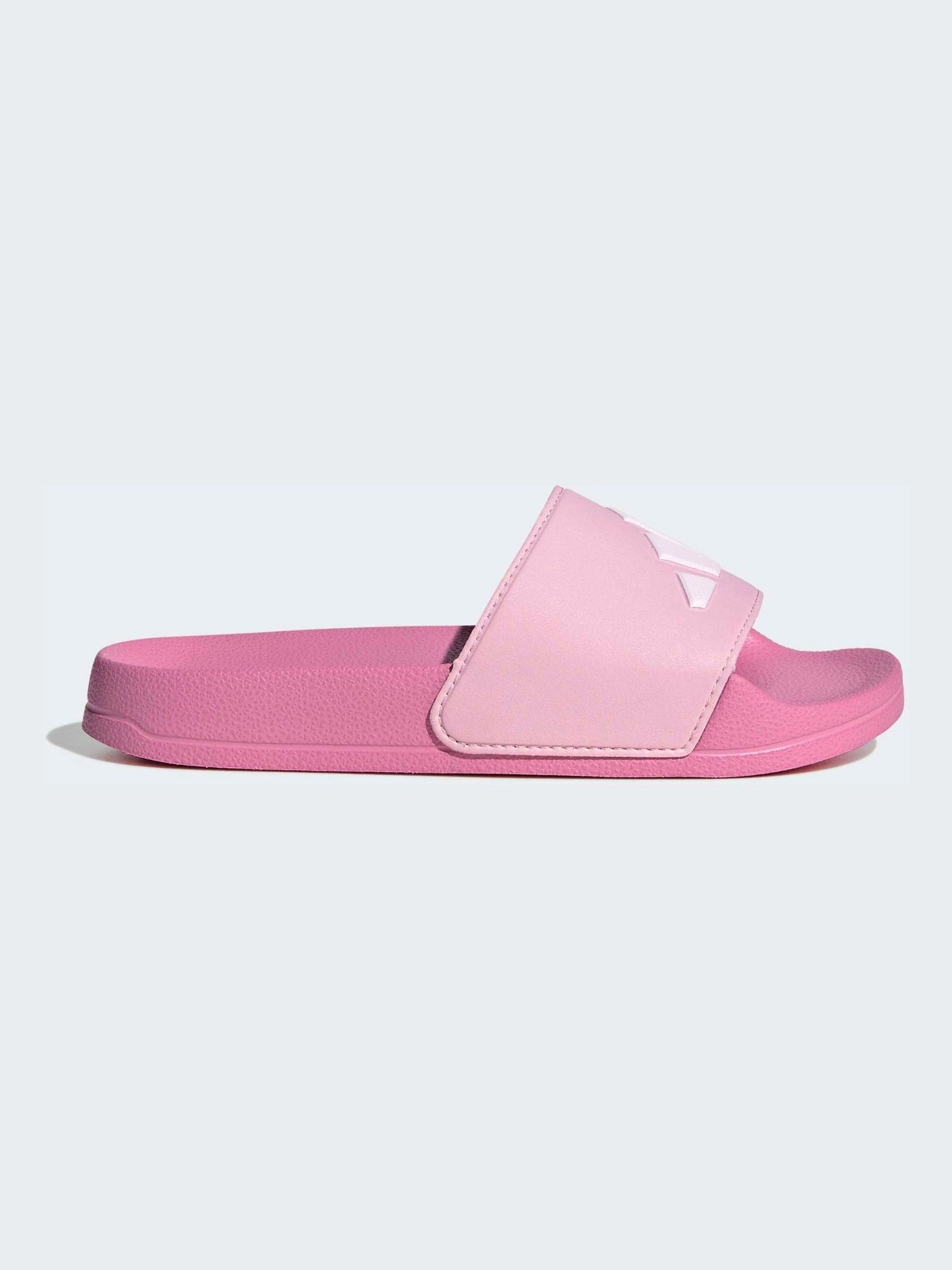 adidas Pink Adilette Logo Kids Sandals image 1