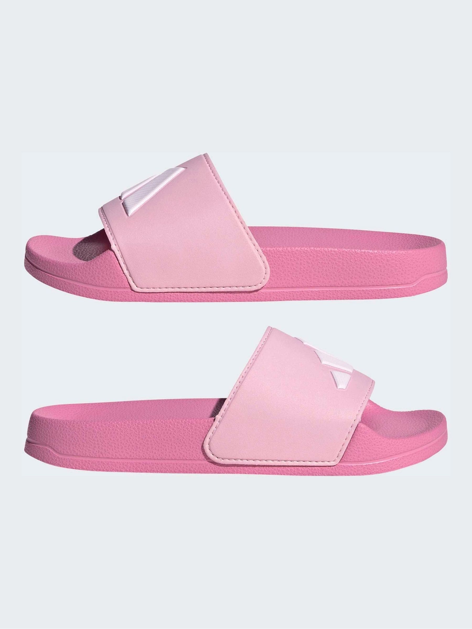 adidas Pink Adilette Logo Kids Sandals image 3