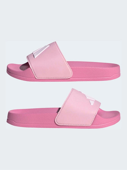 adidas Pink Adilette Logo Kids Sandals image 3