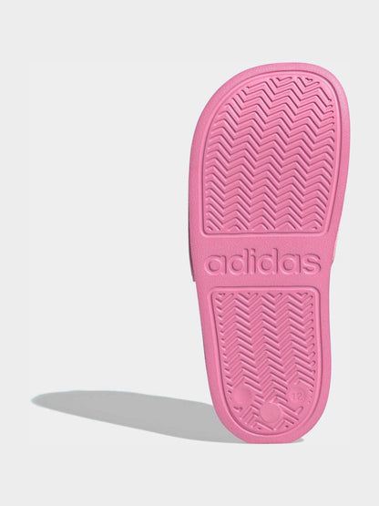 adidas Pink Adilette Logo Kids Sandals image 4