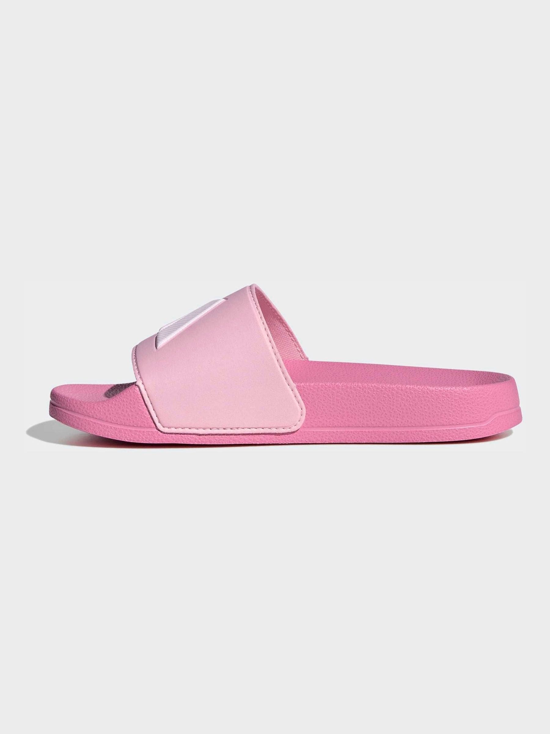 adidas Pink Adilette Logo Kids Sandals image 8