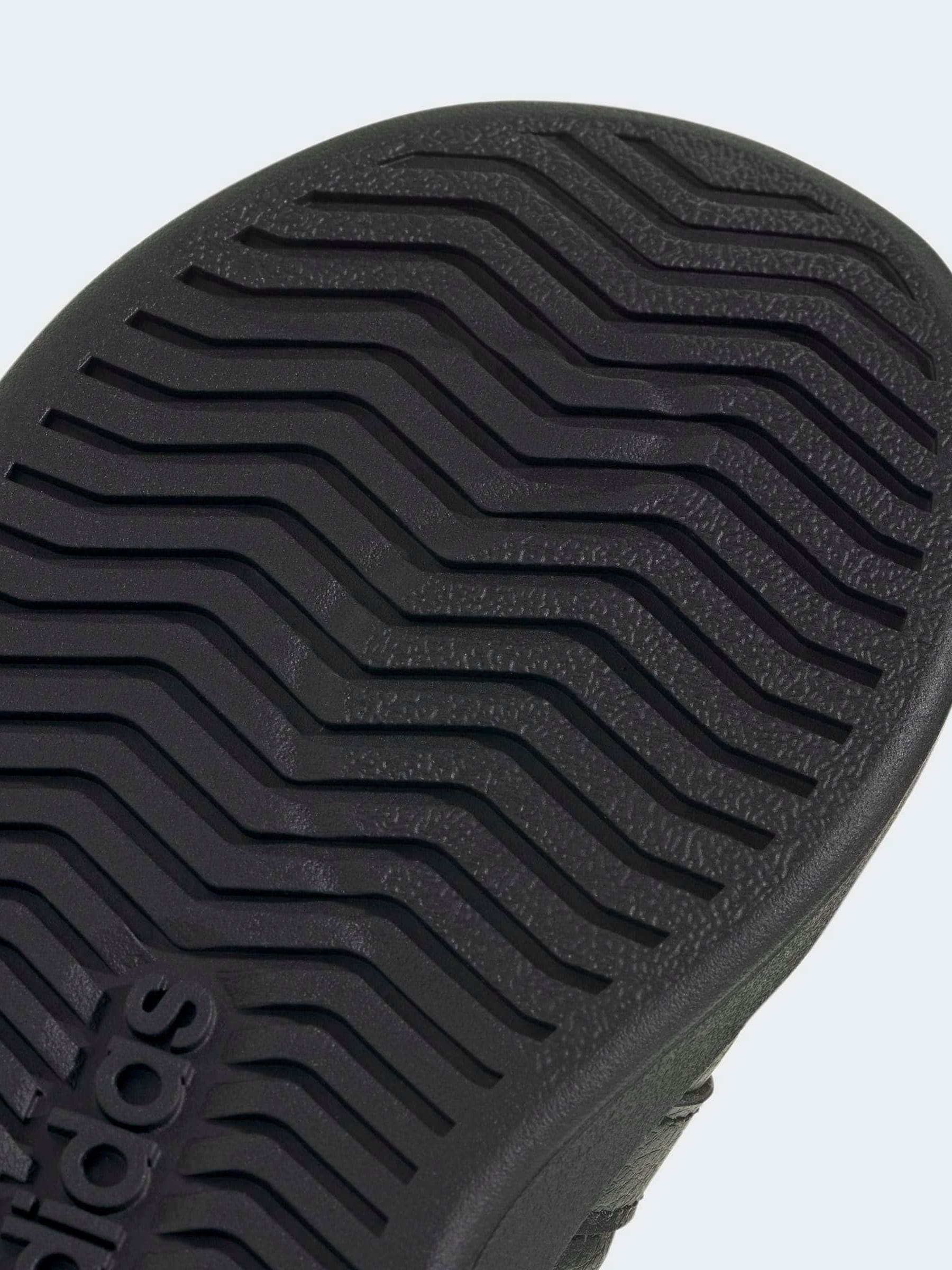 adidas Black Street Talk Elastic Lace Kids Trainers image 6
