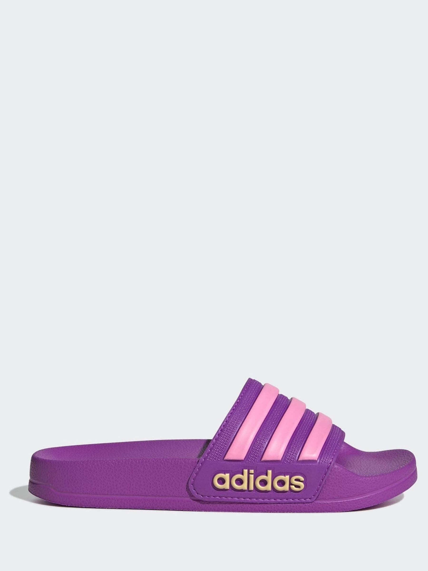 adidas Purple Adilette Kids Swim Sandals image 1