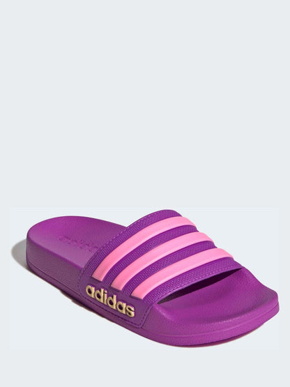 adidas Purple Adilette Kids Swim Sandals image 4