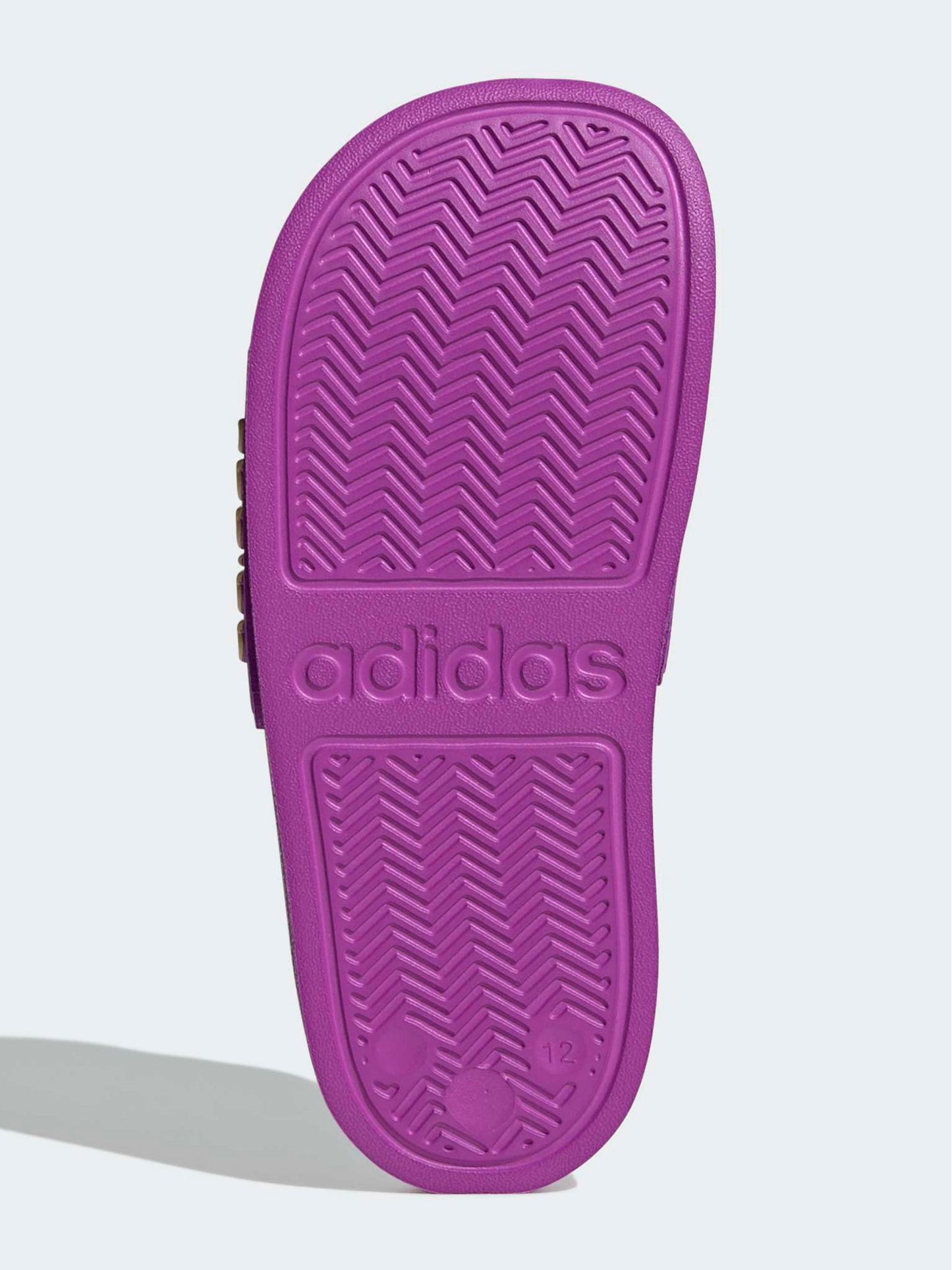 adidas Purple Adilette Kids Swim Sandals image 8