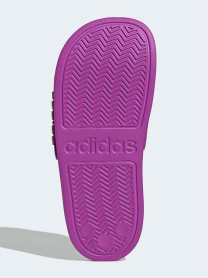 adidas Purple Adilette Kids Swim Sandals image 8