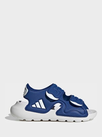 adidas Blue AltaSwim 3 Kids Sandals image 2