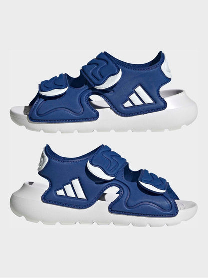 adidas Blue AltaSwim 3 Kids Sandals image 5