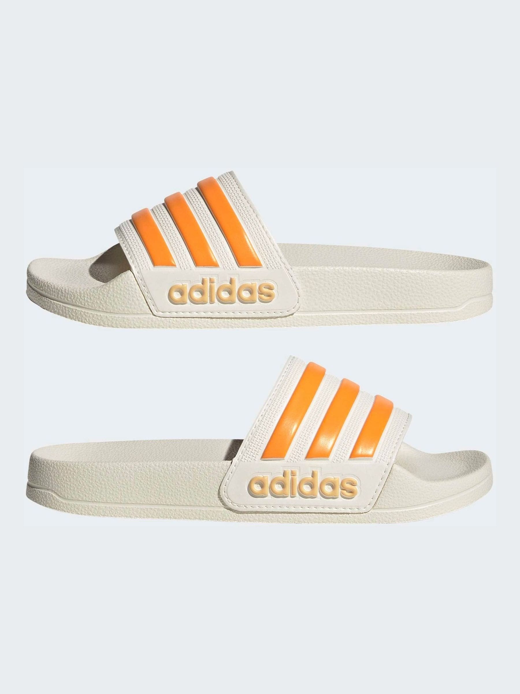 adidas White Adilette Kids Swim Sandals image 5