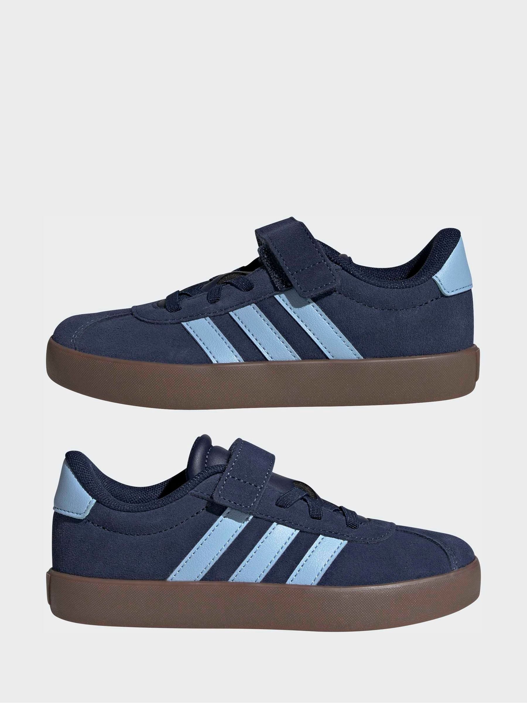 adidas Dark Blue Vl Court 3.0 Trainers image 5