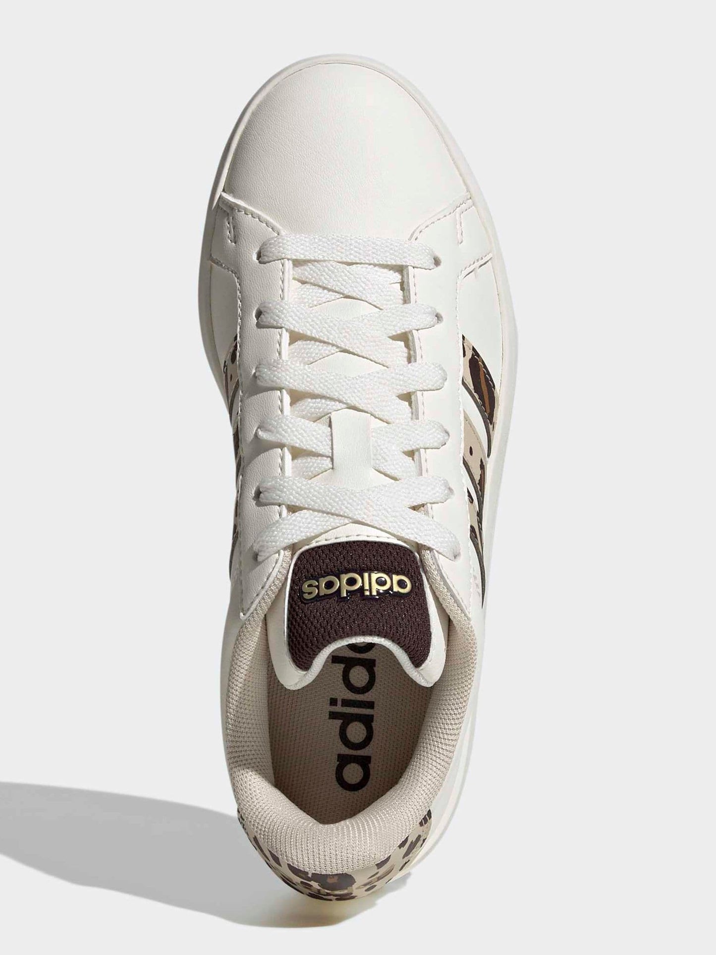 adidas White Grand Court 3.0 Junior Trainers image 6