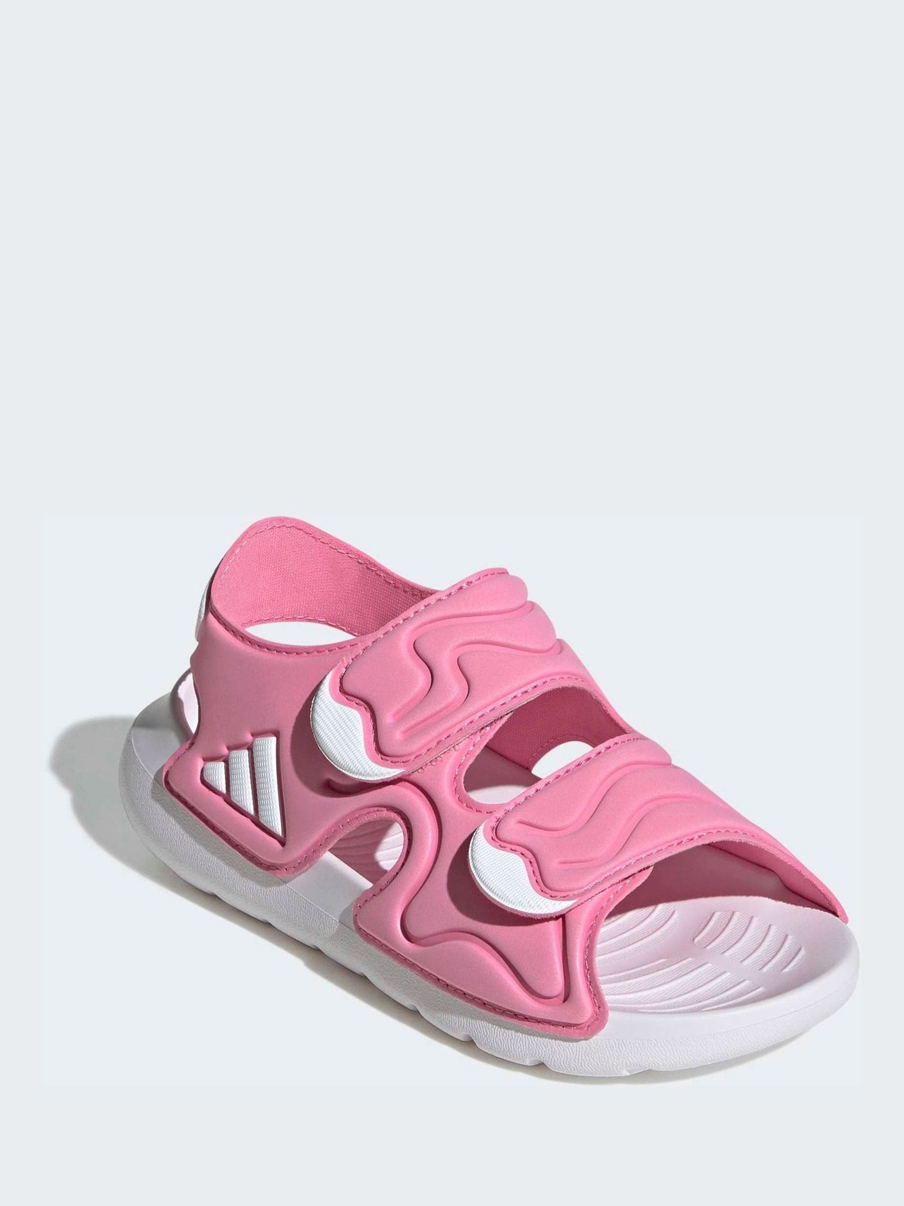 adidas Pink AltaSwim 3 Kids Sandals image 1