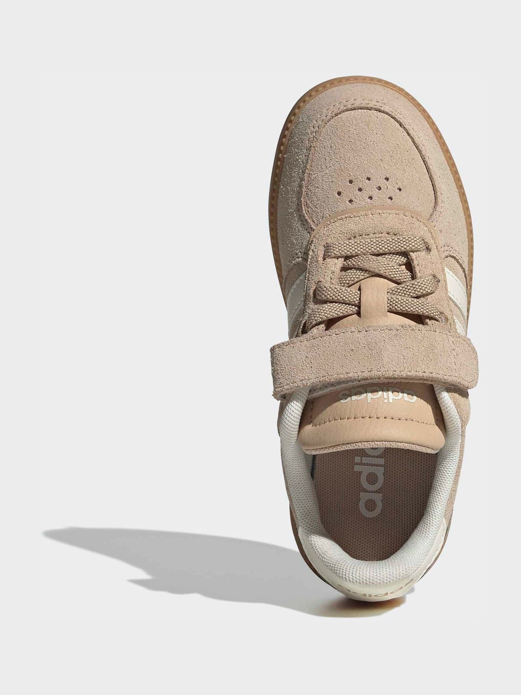 adidas Beige Breaknet Sleek Kids Trainers image 4