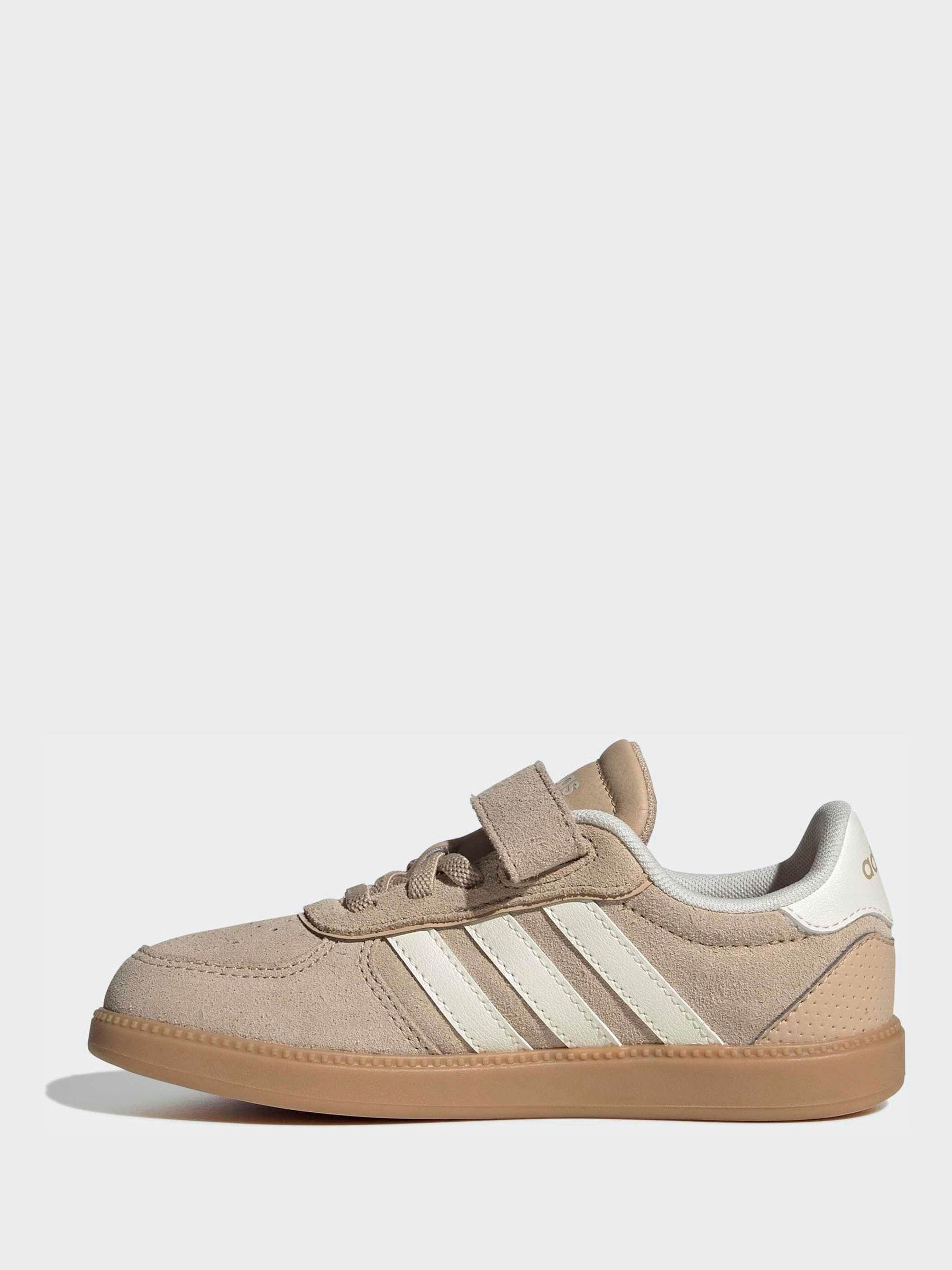 adidas Beige Breaknet Sleek Kids Trainers image 7