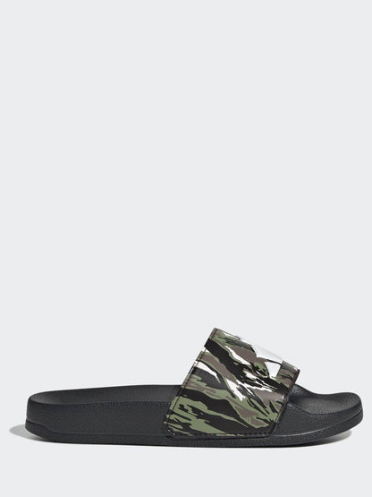 adidas Black Adilette Logo Kids Sandals image 1