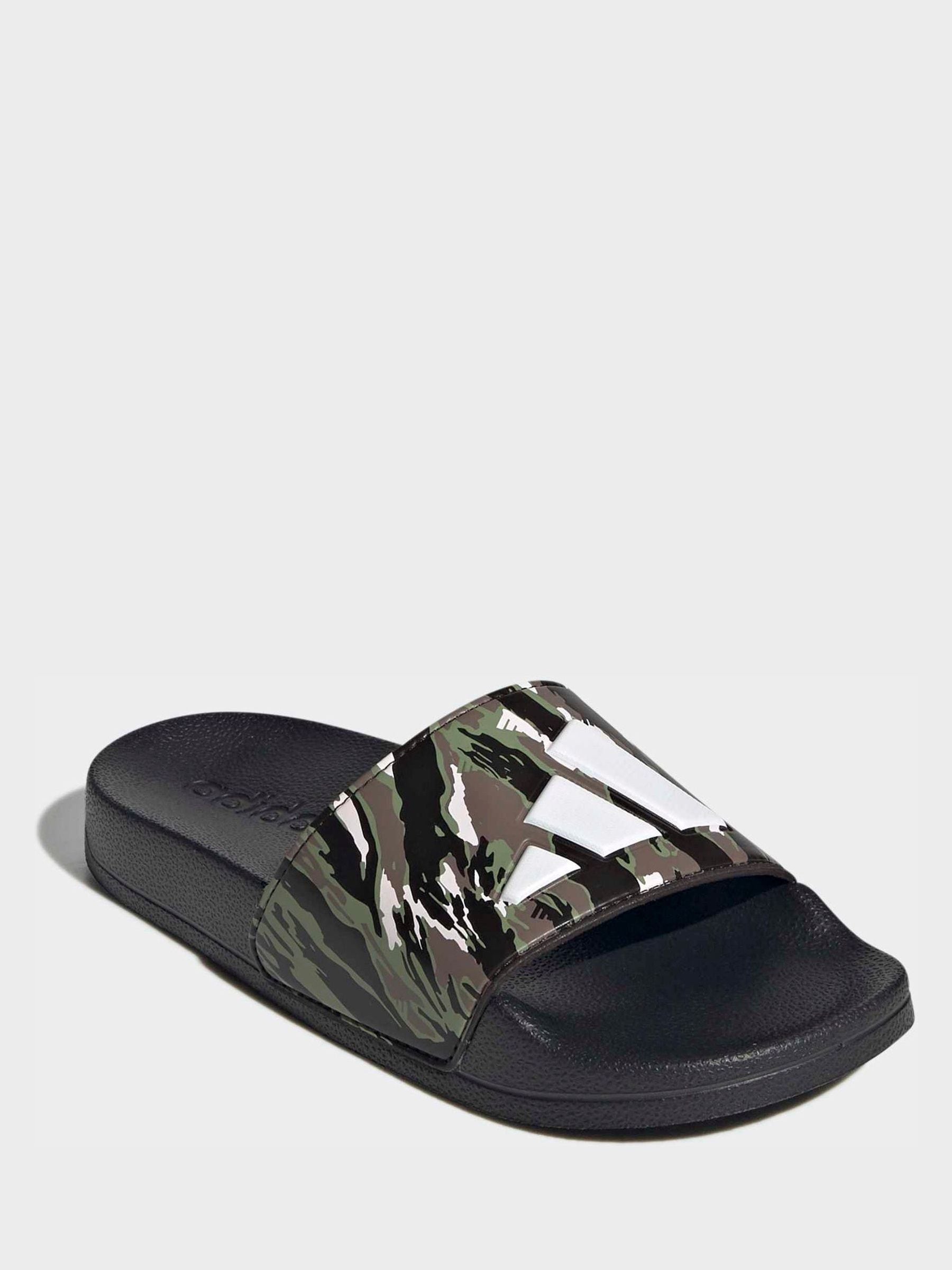 adidas Black Adilette Logo Kids Sandals image 4