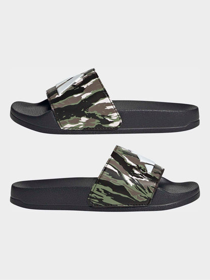 adidas Black Adilette Logo Kids Sandals image 6