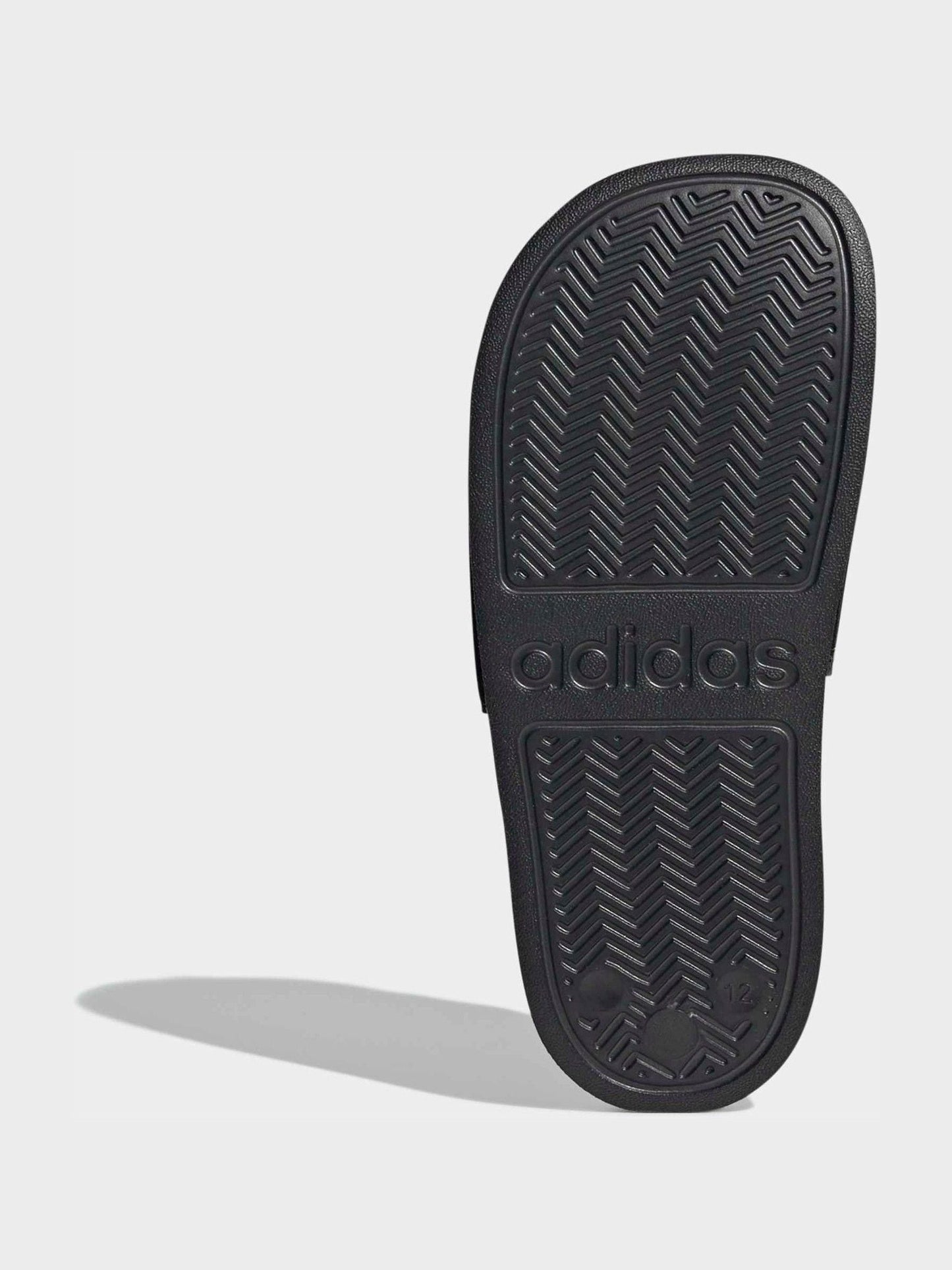adidas Black Adilette Logo Kids Sandals image 8