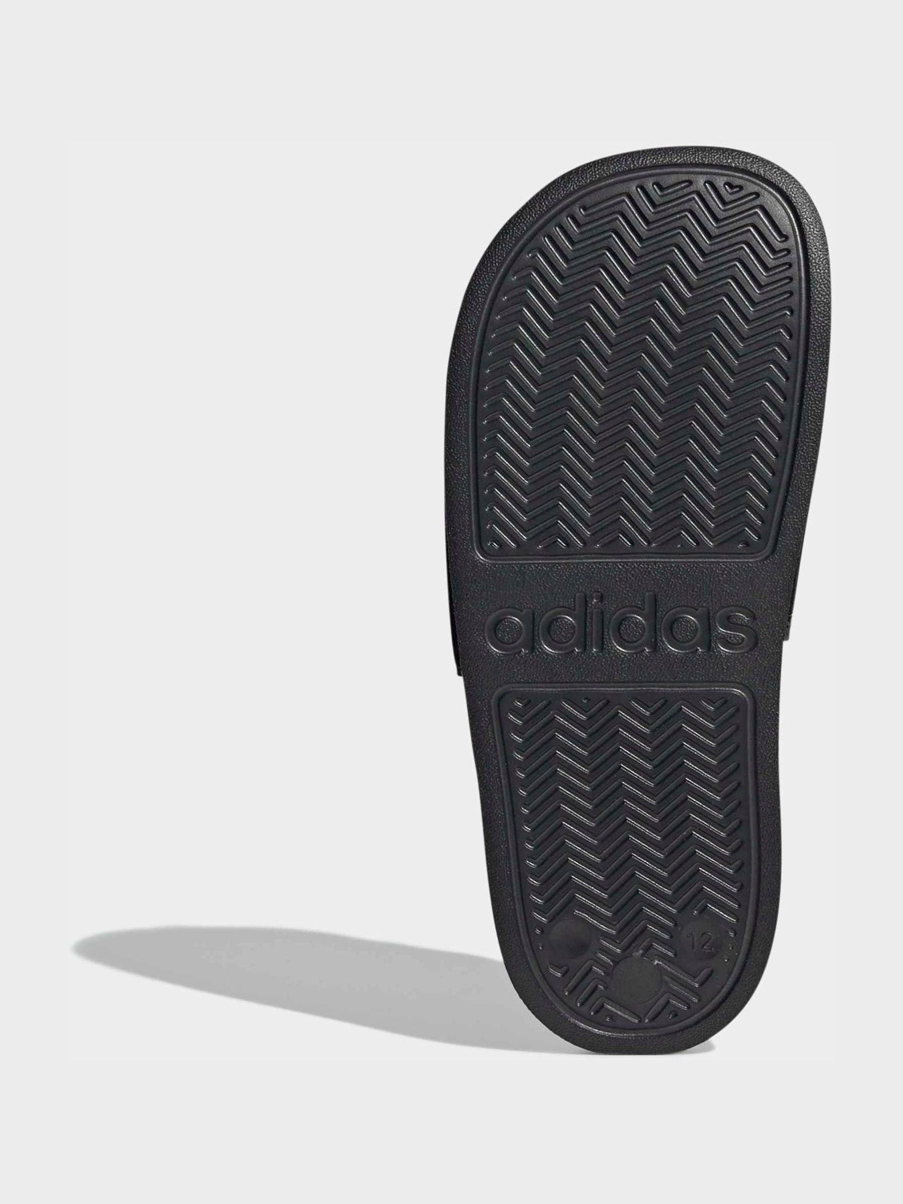 adidas Black Adilette Logo Kids Sandals image 8