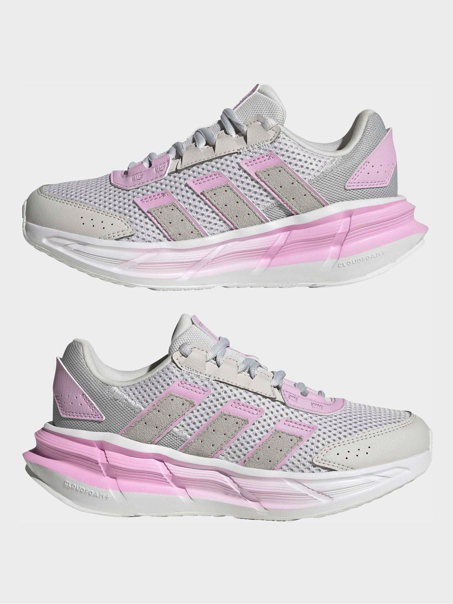 adidas Grey Astrastar Junior Trainers image 5
