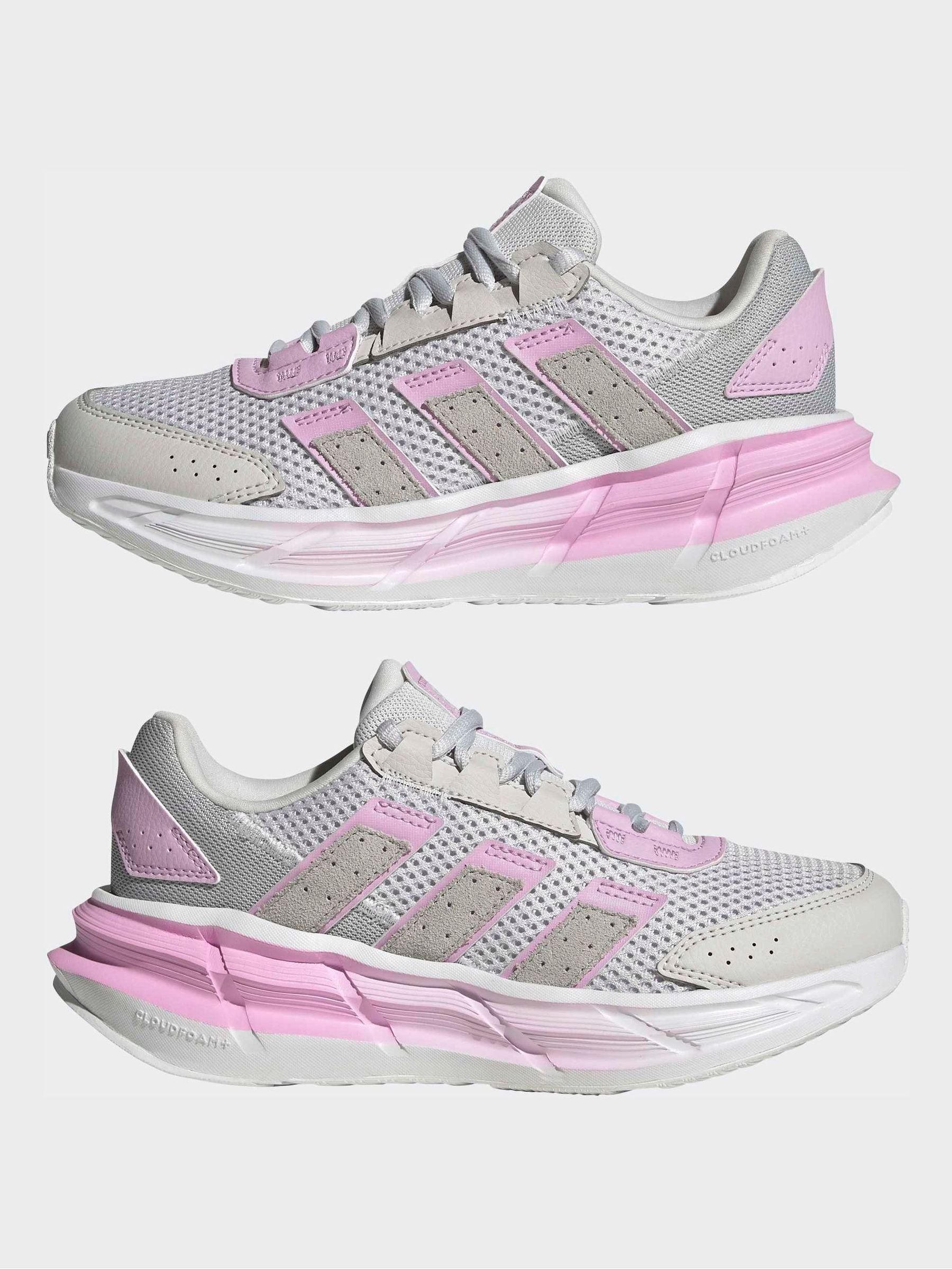adidas Grey Astrastar Junior Trainers image 5