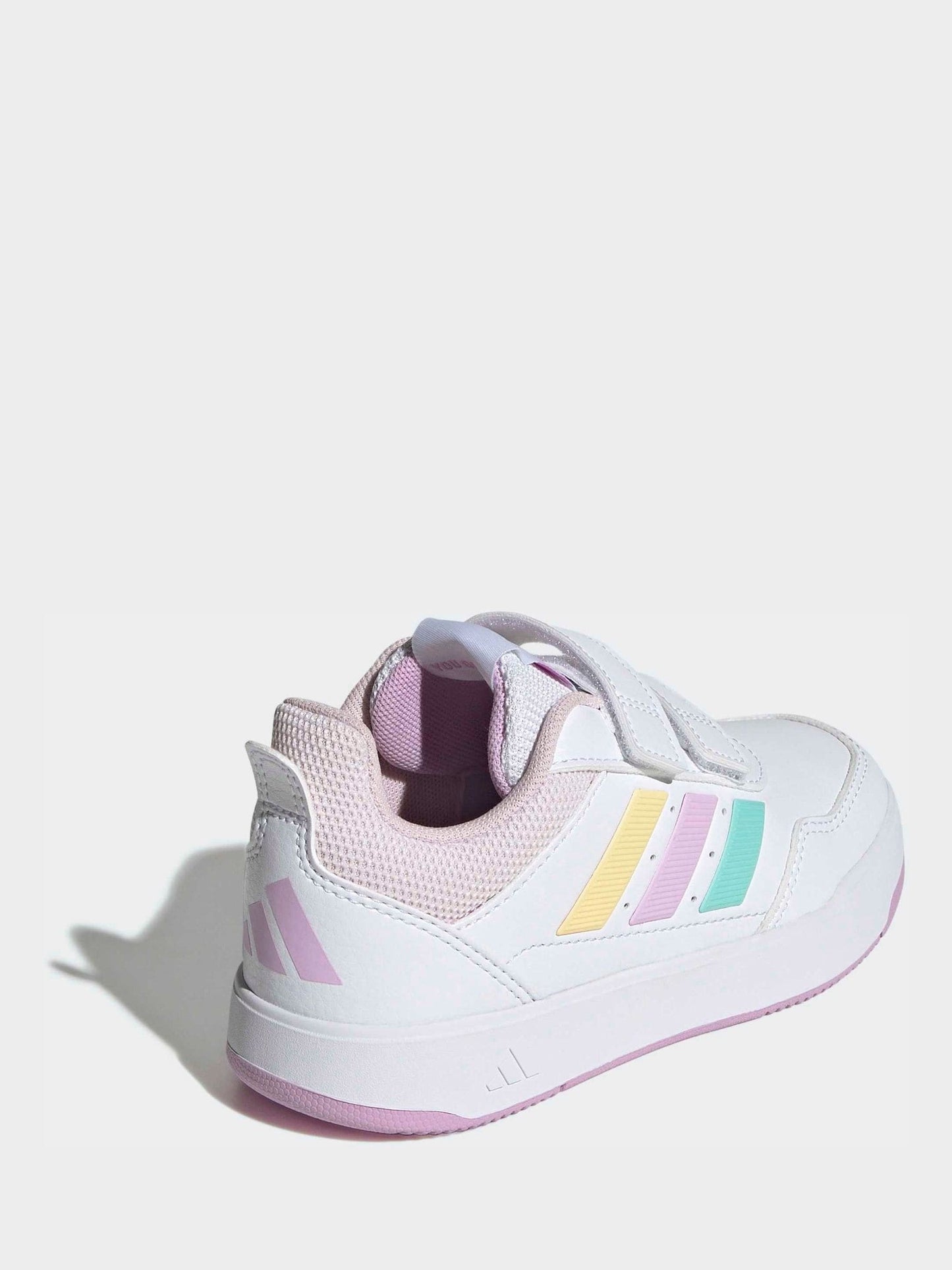 adidas White/Multi Hook and Loop Tensaur Sport 3.0 Junior Trainers image 8