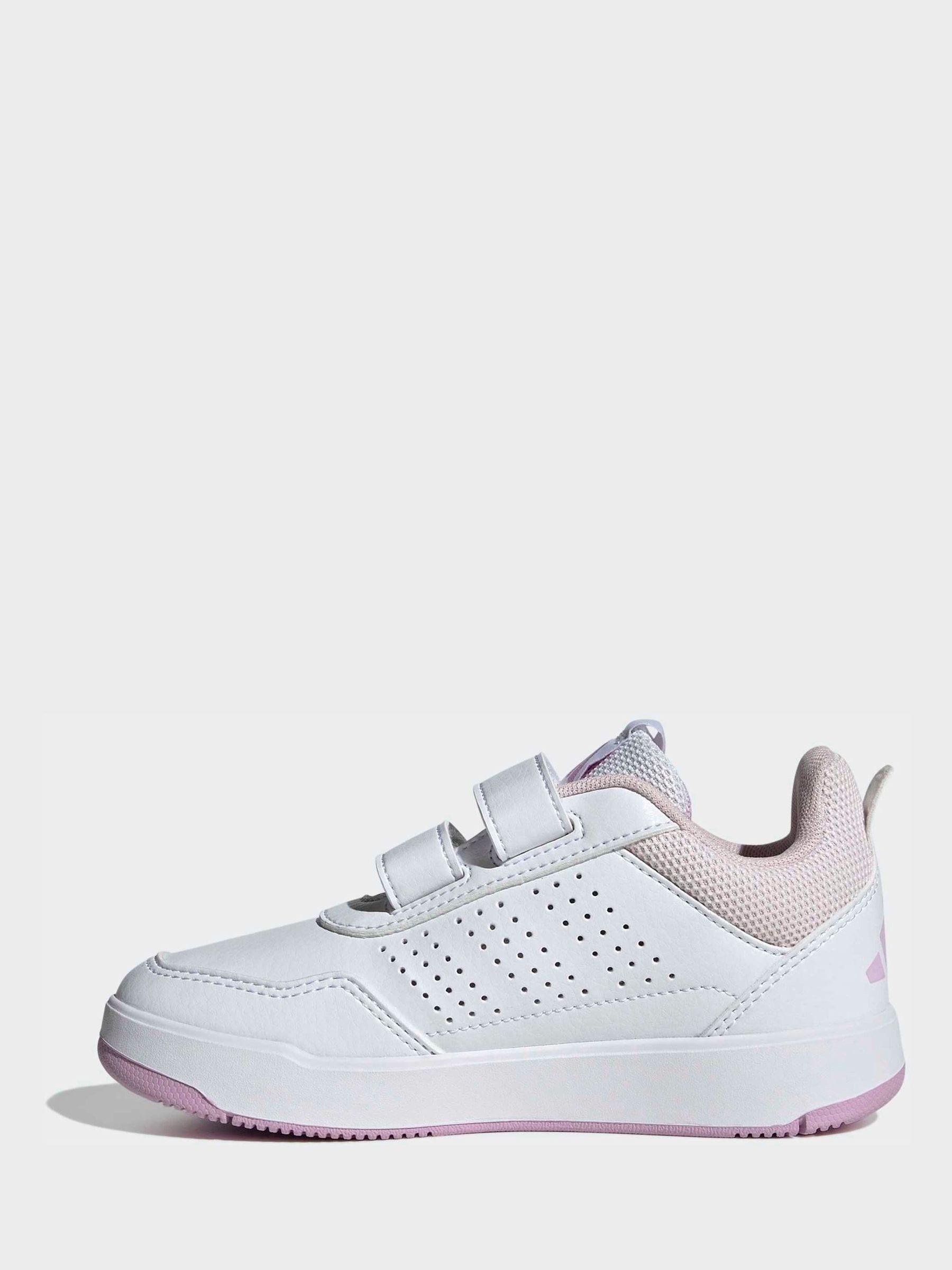 adidas White/Multi Hook and Loop Tensaur Sport 3.0 Junior Trainers image 9
