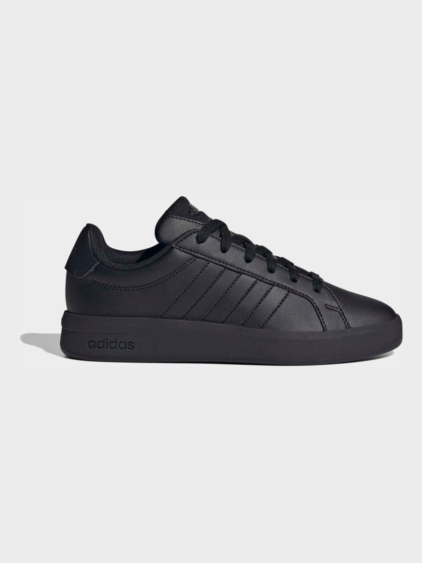 adidas Black Grand Court 3.0 Junior Trainers image 1