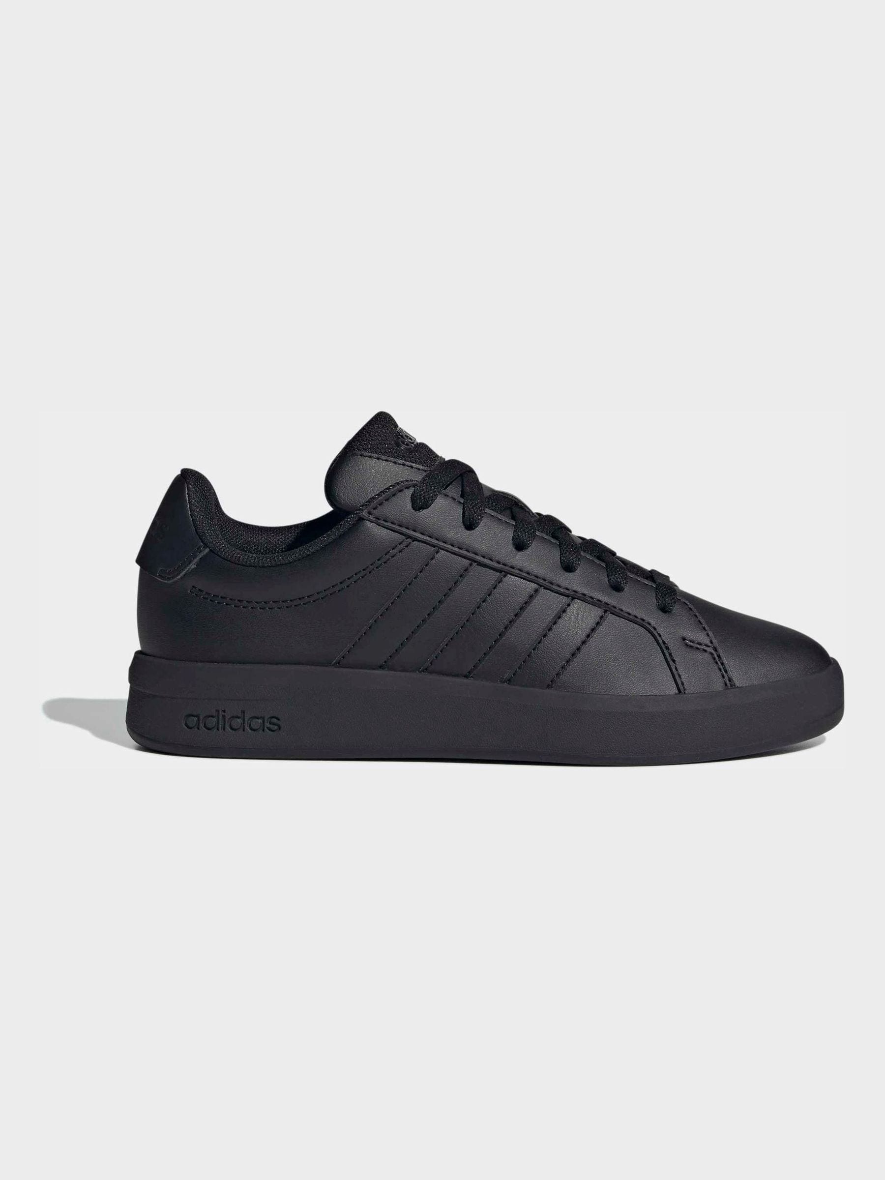 adidas Black Grand Court 3.0 Junior Trainers image 1
