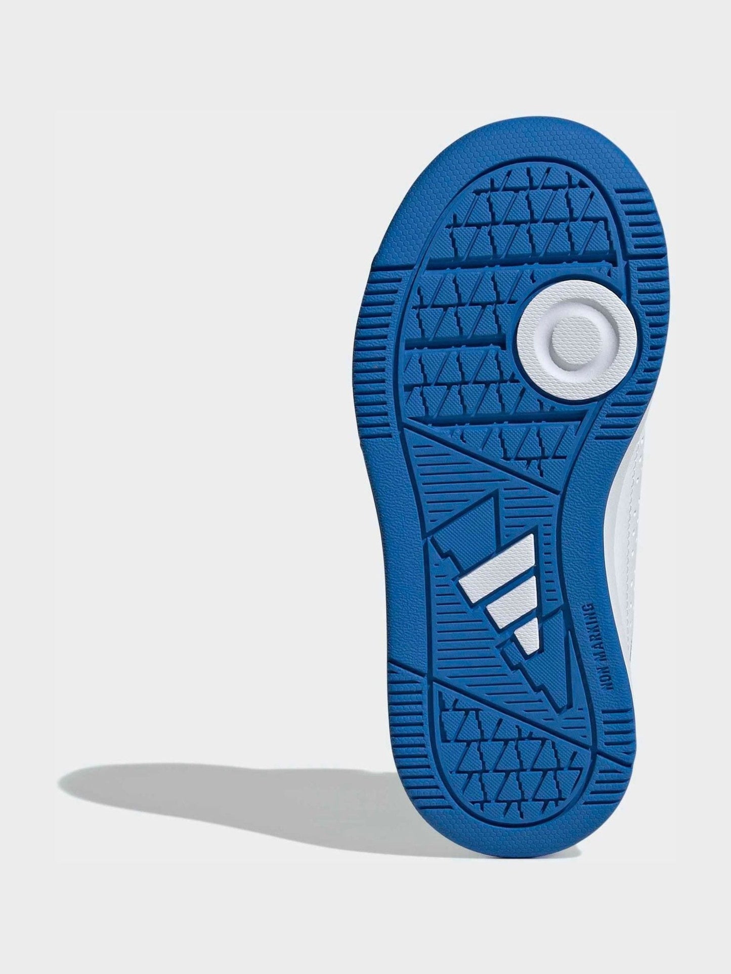 adidas White/Blue Hook and Loop Tensaur Sport 3.0 Junior Trainers image 4