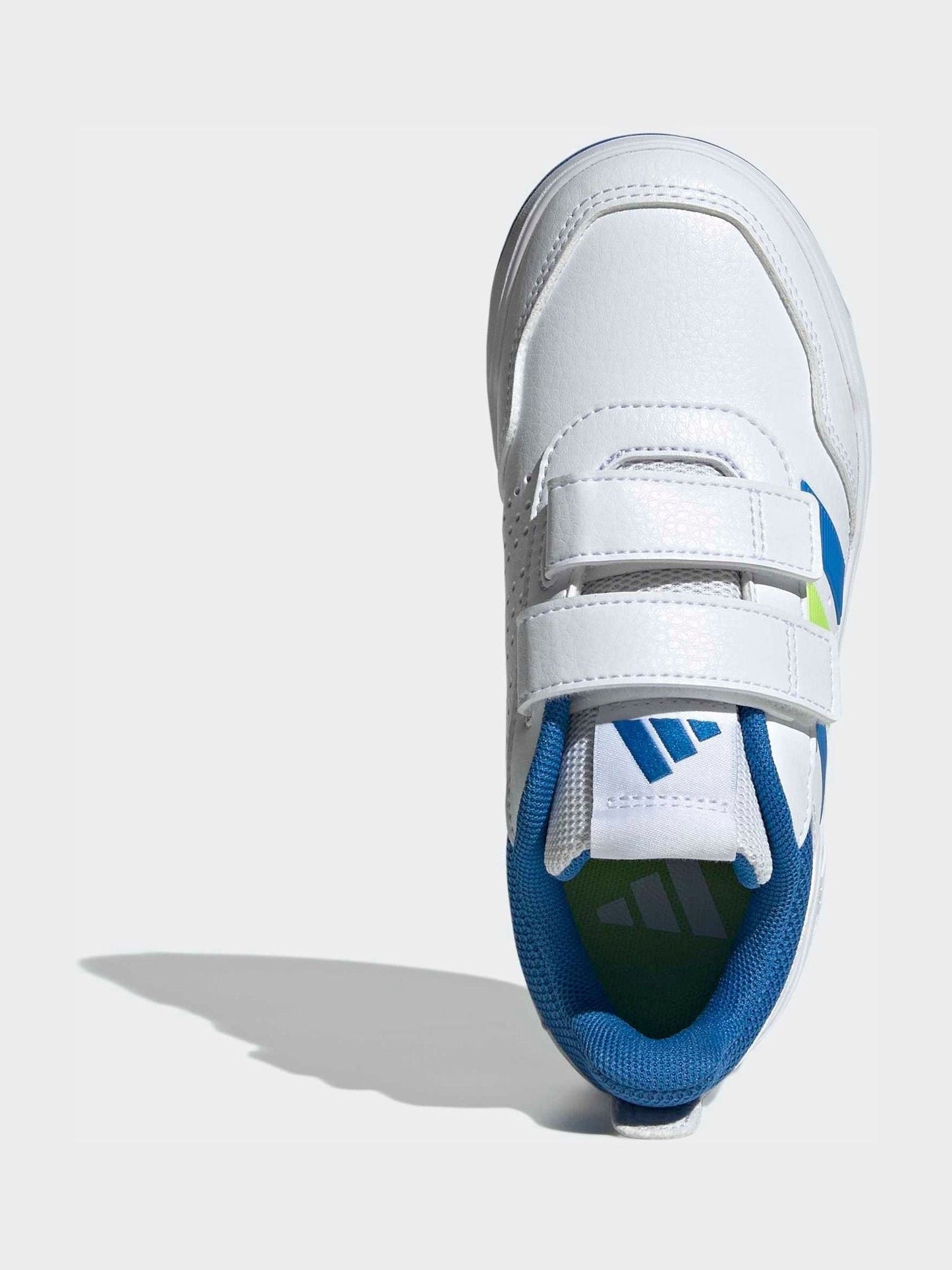 adidas White/Blue Hook and Loop Tensaur Sport 3.0 Junior Trainers image 5