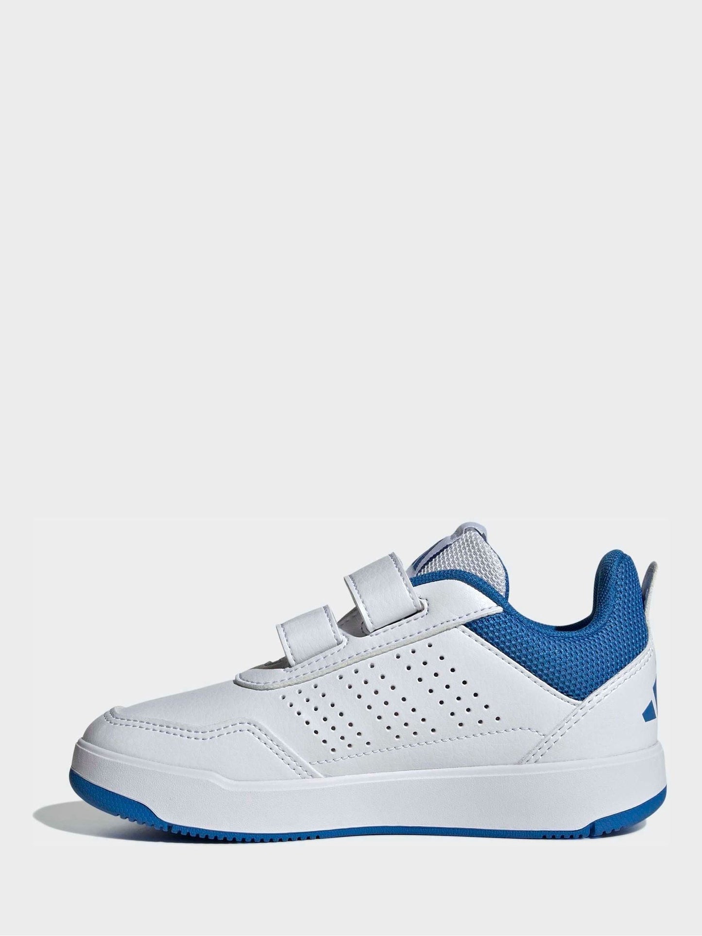 adidas White/Blue Hook and Loop Tensaur Sport 3.0 Junior Trainers image 8