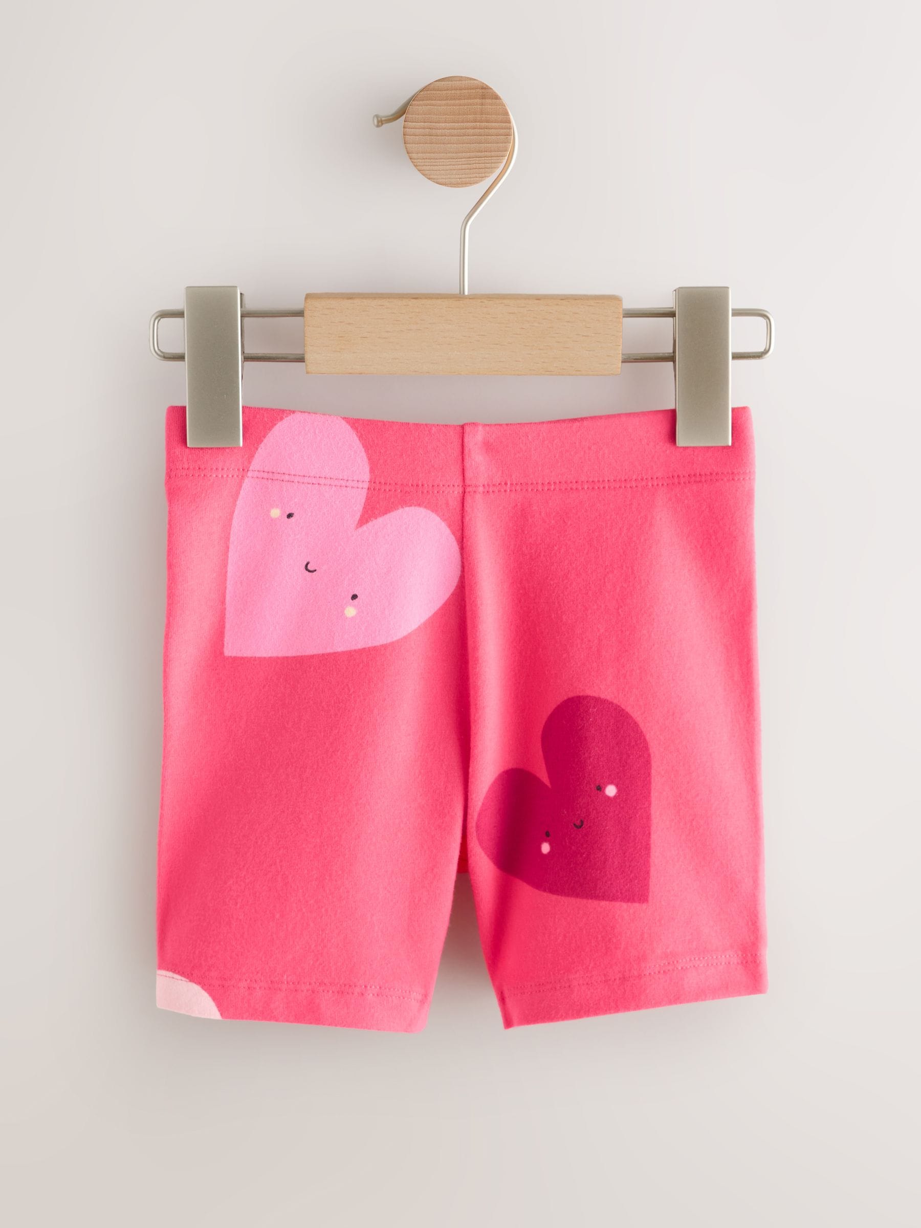 Red Hearts Cycle Shorts 3 Pack (3mths-7yrs) image 5