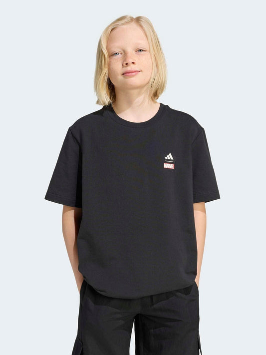 Dsiney Kidz - adidas Black Marvel Spider-Man Graphic T-Shirt image 2
