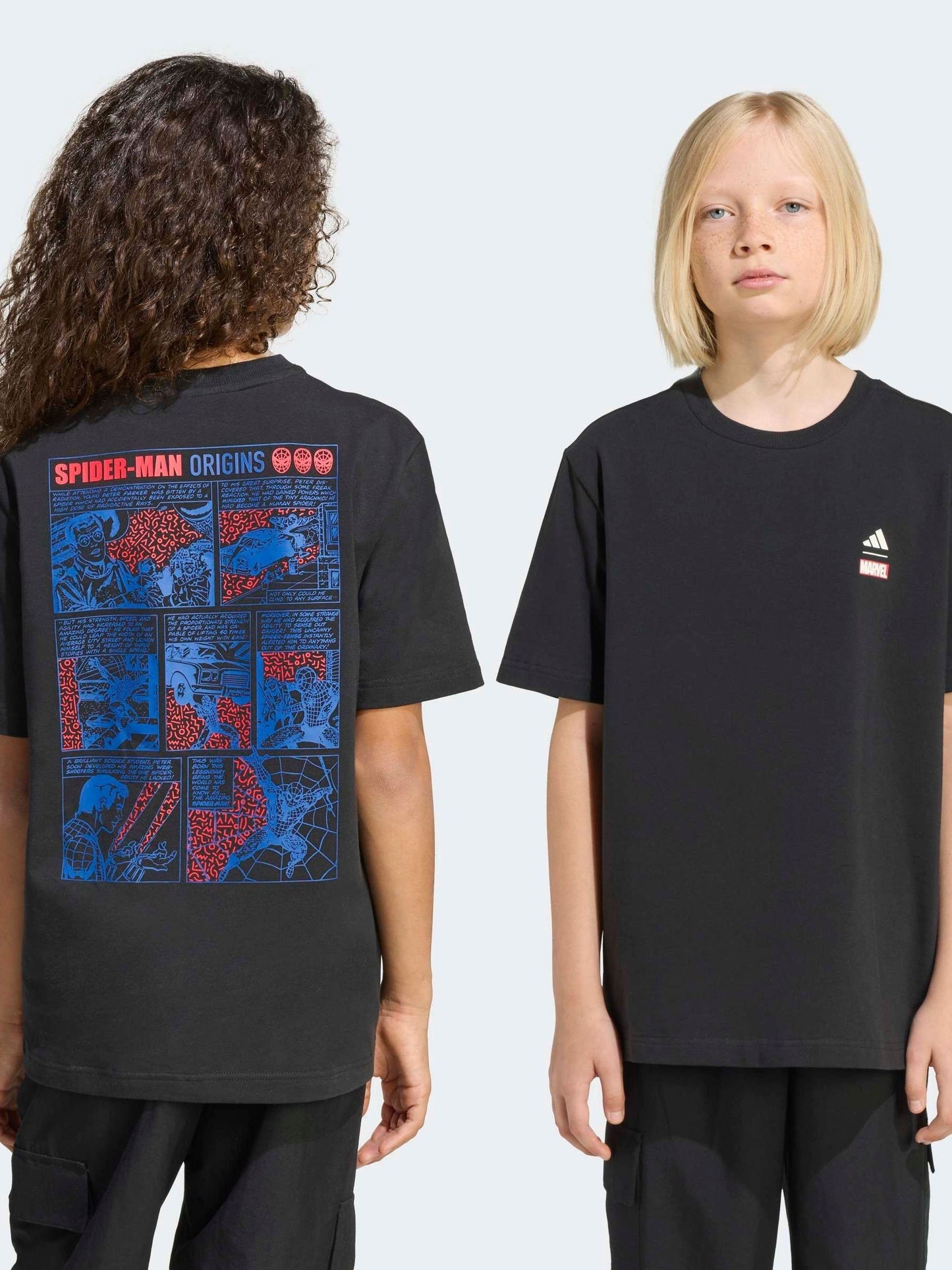 Dsiney Kidz - adidas Black Marvel Spider-Man Graphic T-Shirt image 4