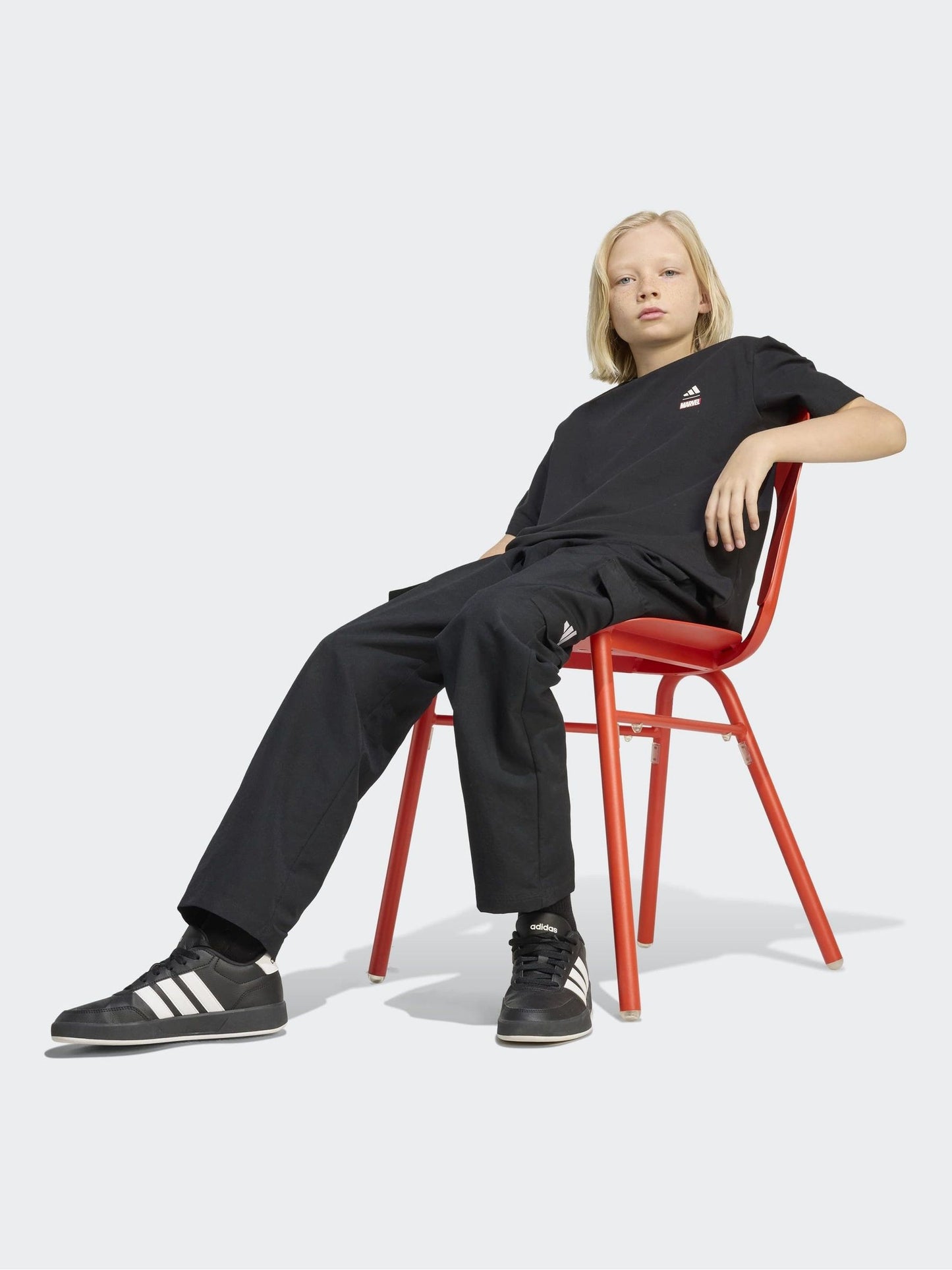 Dsiney Kidz - adidas Black Marvel Spider-Man Graphic T-Shirt image 5