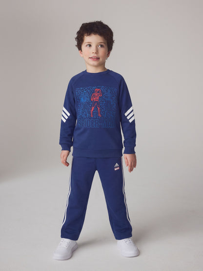 Dsiney Kidz - adidas Blue Marvel Spider-Man   Sweatshirt and Jogger Little Kids Set image 1