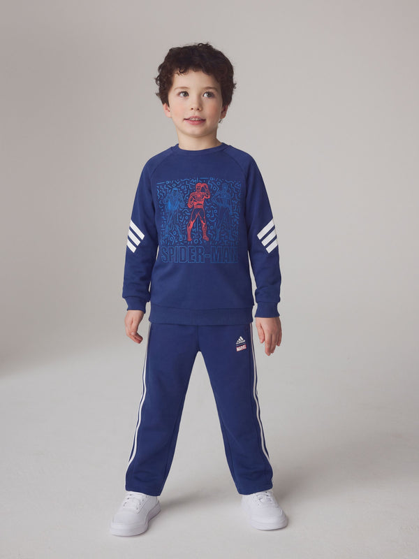 Dsiney Kidz - adidas Blue Marvel Spider-Man   Sweatshirt and Jogger Little Kids Set image 1