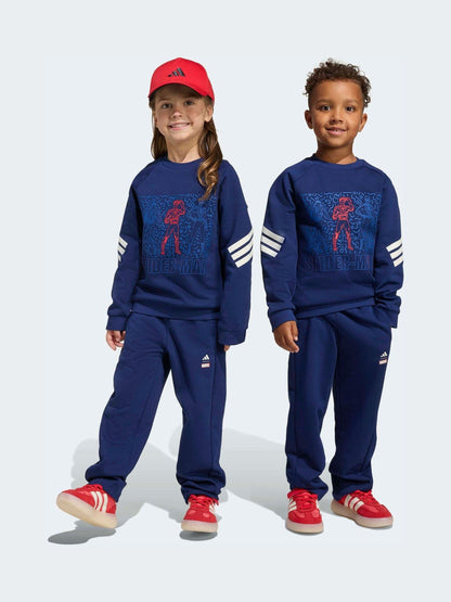 Dsiney Kidz - adidas Blue Marvel Spider-Man   Sweatshirt and Jogger Little Kids Set image 2