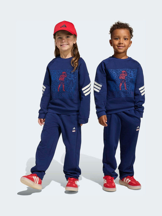 Dsiney Kidz - adidas Blue Marvel Spider-Man   Sweatshirt and Jogger Little Kids Set image 2