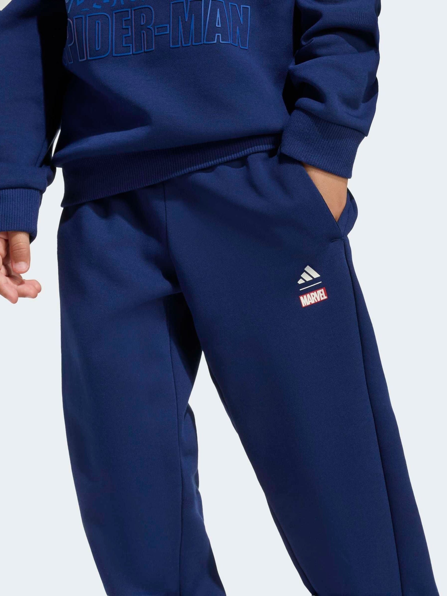 Dsiney Kidz - adidas Blue Marvel Spider-Man   Sweatshirt and Jogger Little Kids Set image 8