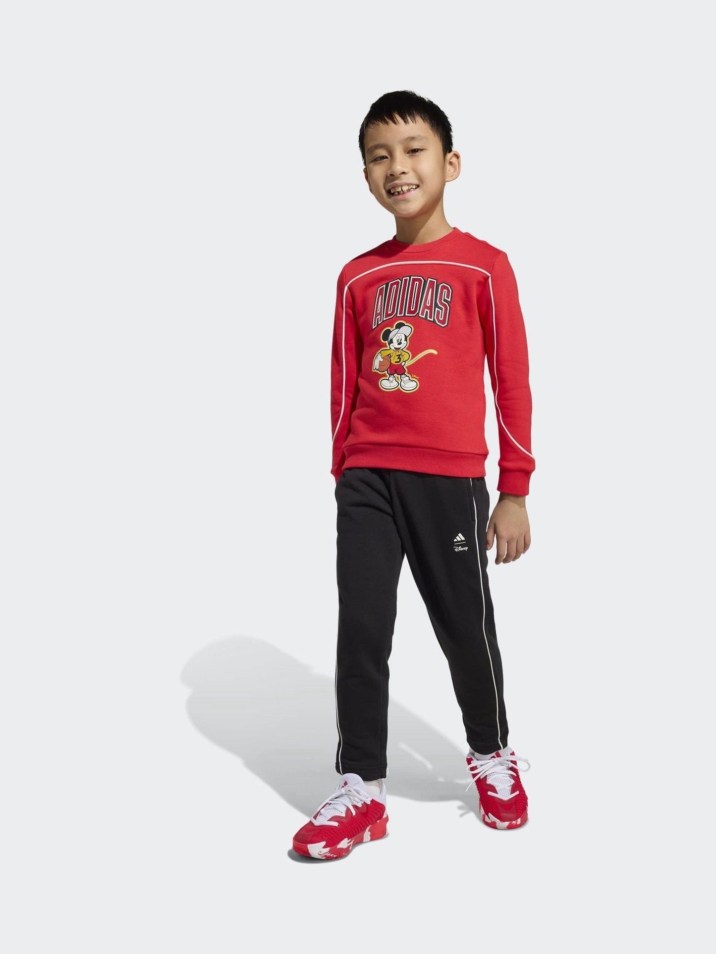 Dsiney Kidz - adidas Red Disney Mickey Mouse Little Kids Sweatshirt and Joggers Set image 1