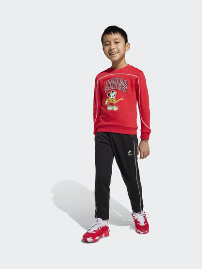 Dsiney Kidz - adidas Red Disney Mickey Mouse Little Kids Sweatshirt and Joggers Set image 1