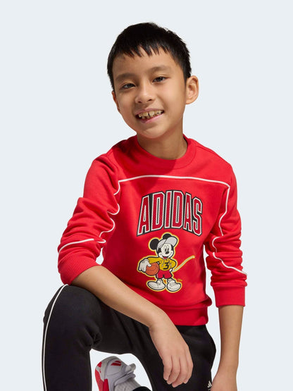 Dsiney Kidz - adidas Red Disney Mickey Mouse Little Kids Sweatshirt and Joggers Set image 5