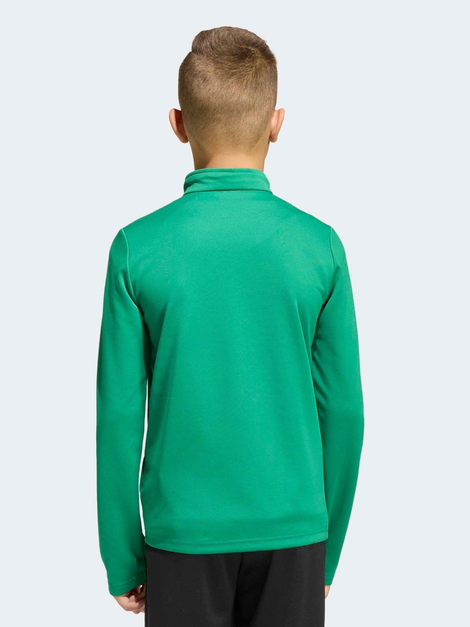 Dsiney Kidz - adidas Green Entrada26 Quarter Zip Training Top image 3