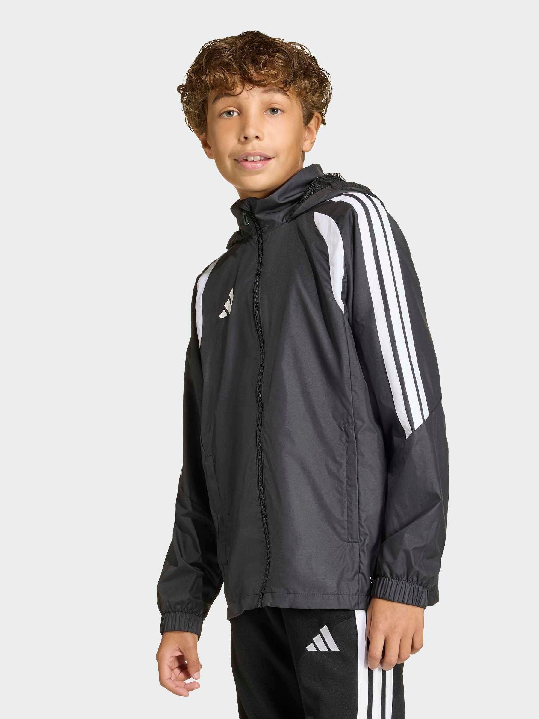 Dsiney Kidz - adidas Black Tiro 26 Windbreaker Jacket image 1