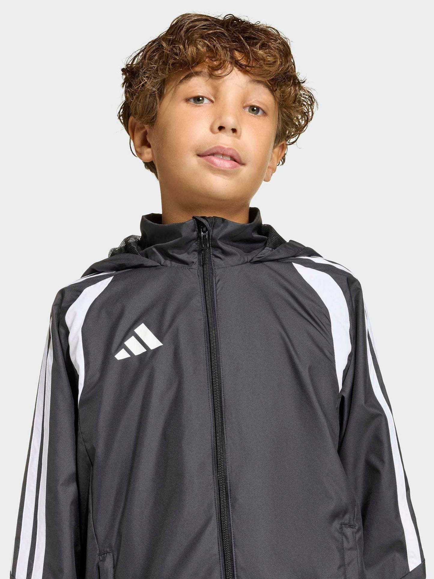 Dsiney Kidz - adidas Black Tiro 26 Windbreaker Jacket image 4