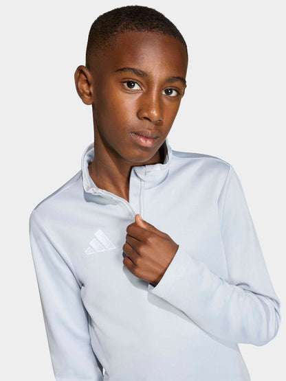 Dsiney Kidz - adidas Grey Entrada 26 Quarter Zip Training Top image 4