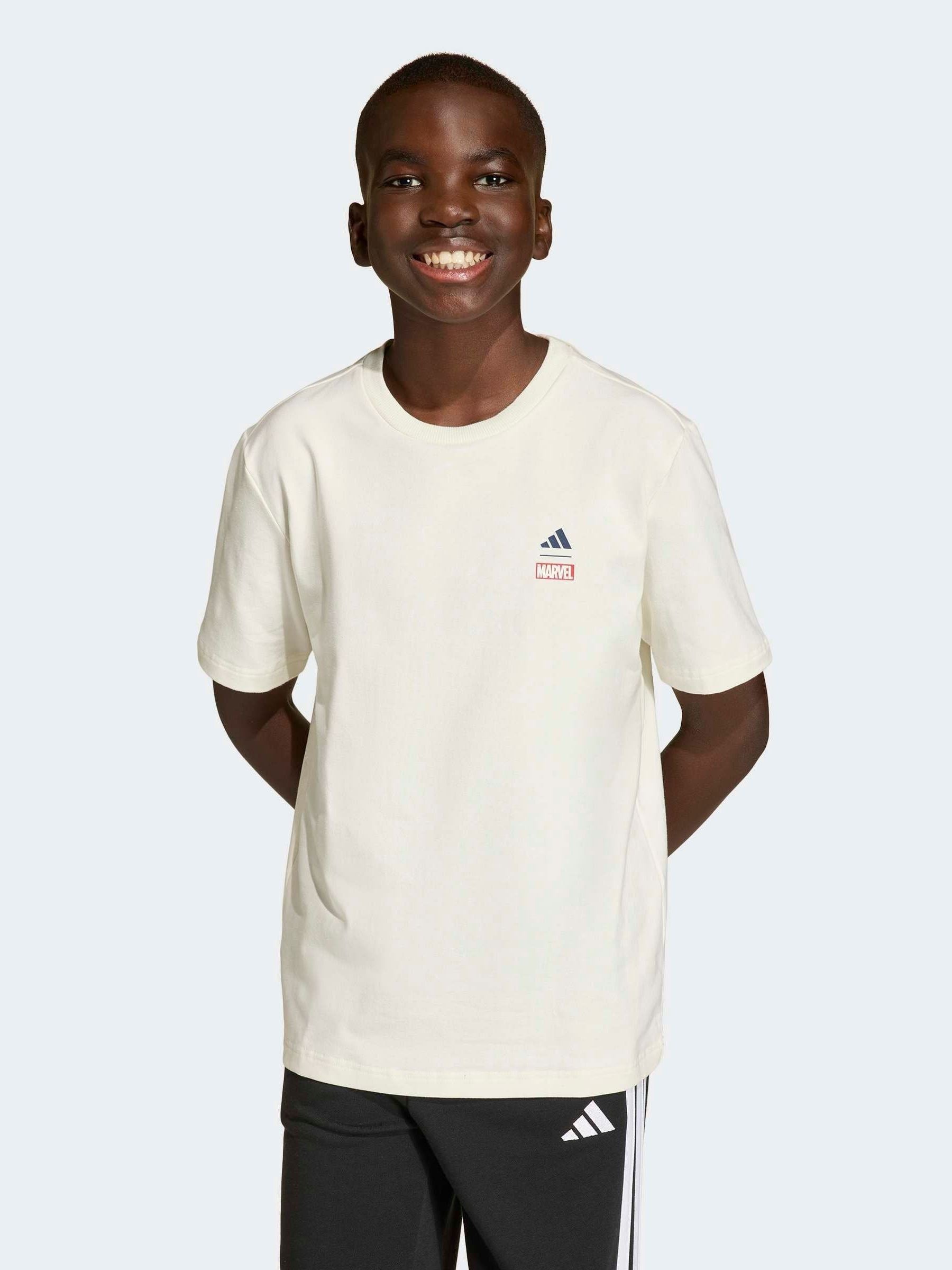 Dsiney Kidz - adidas White Marvel Spider-Man Graphic T-Shirt image 1
